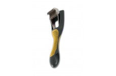 JW Pet GripSoft Cat Deshedding Tool Gray, Yellow 1ea/One Size - Bark & Beyond
