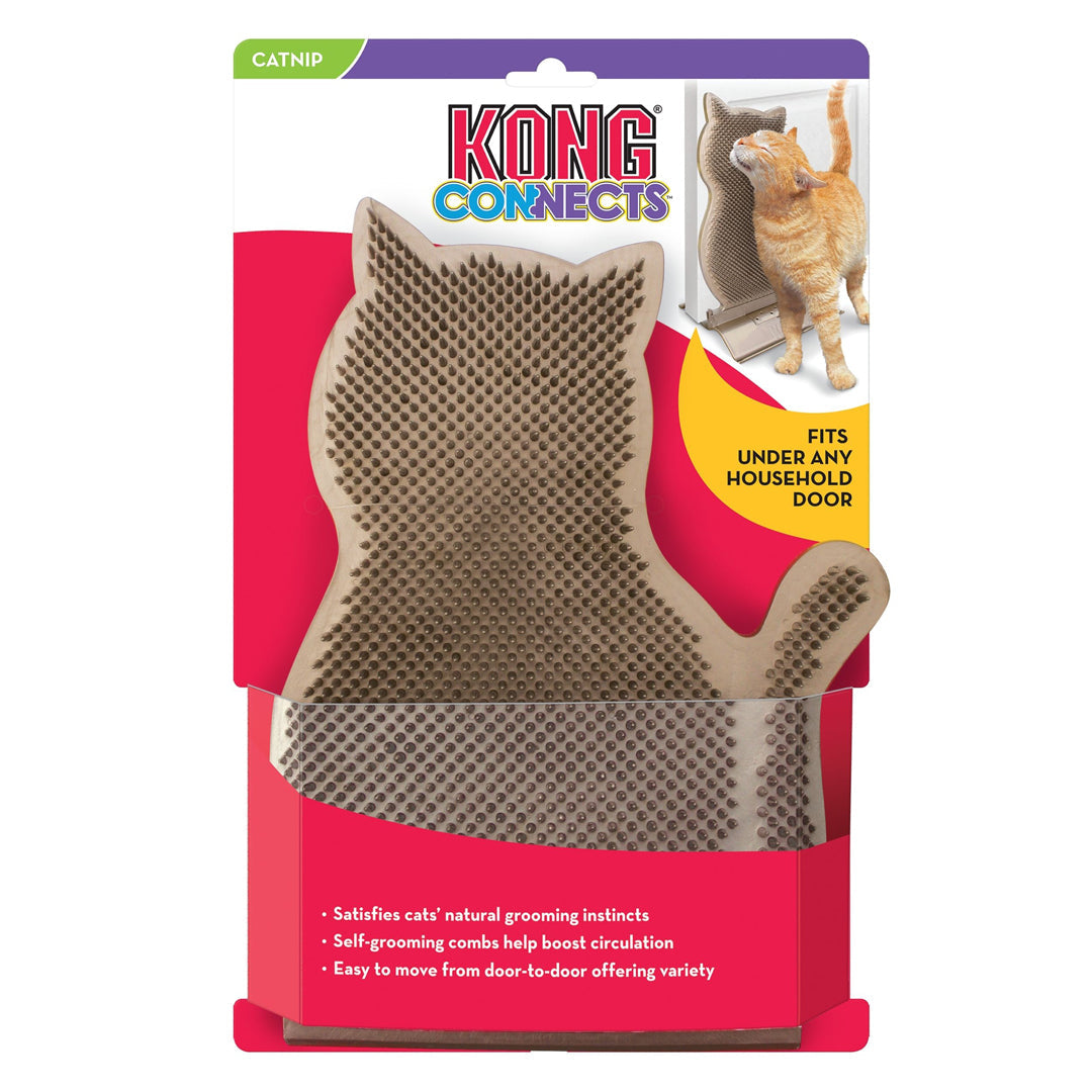 KONG Connects Kitty Self-Grooming Comber for Cats Champagne 1ea/One Size - Bark & Beyond