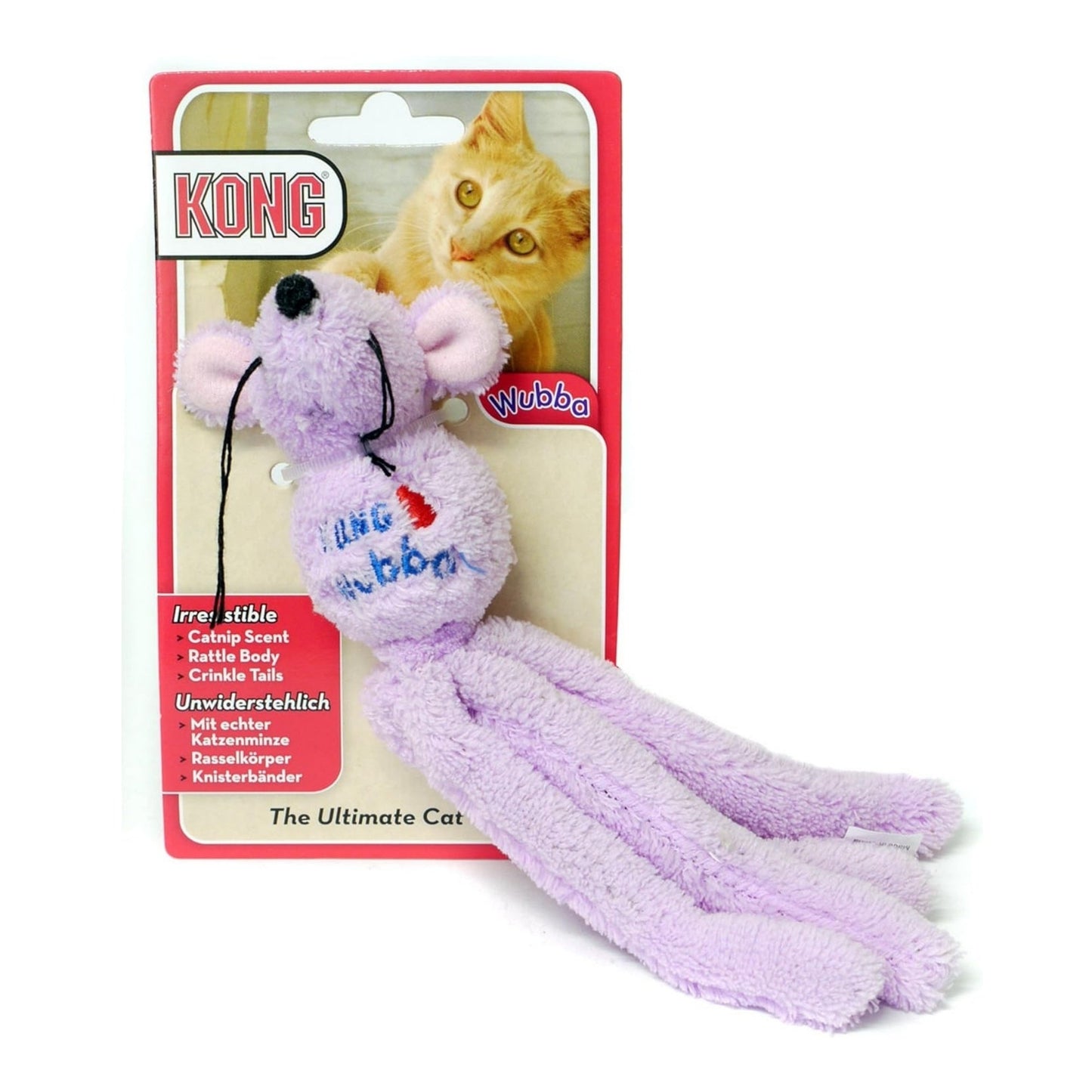 KONG Wubba Mouse Catnip Toy Assorted 1ea/One Size - Bark & Beyond