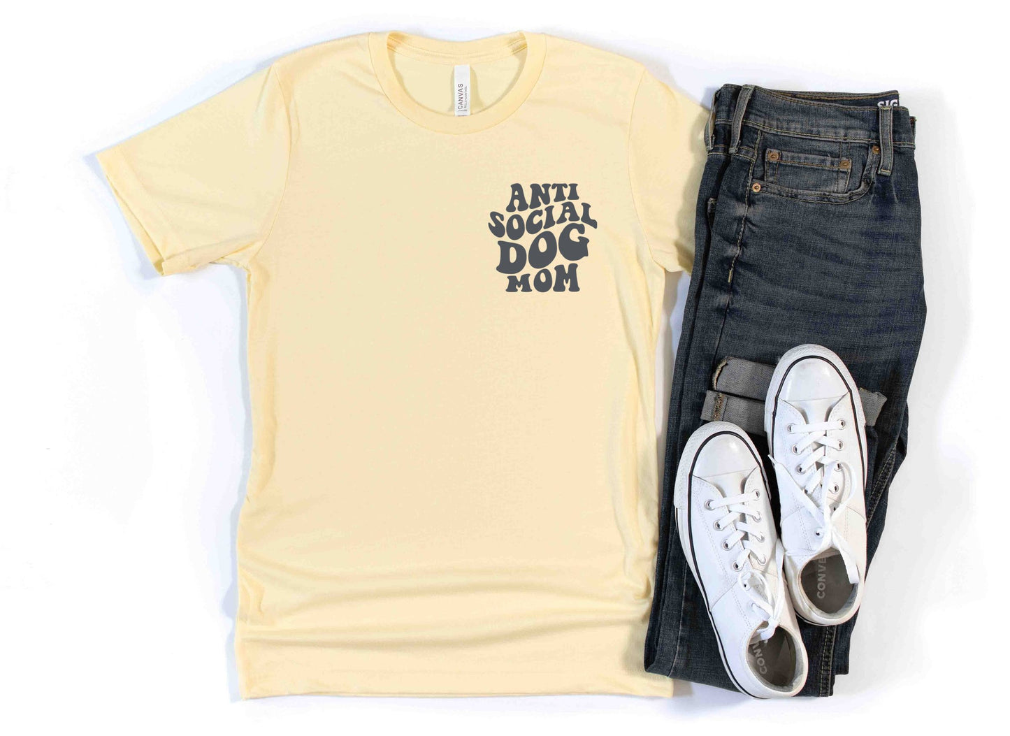 ANTI SOCIAL DOG MOM T-Shirt