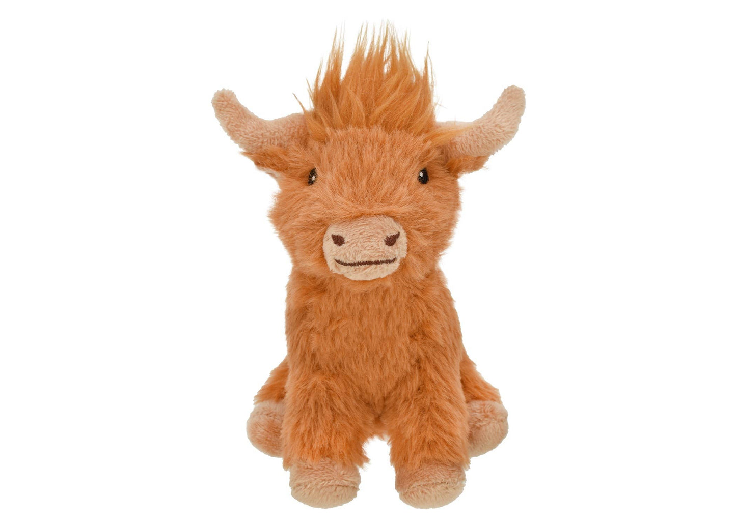 Multipet Minipet Highland Cow Dog Toy 5"