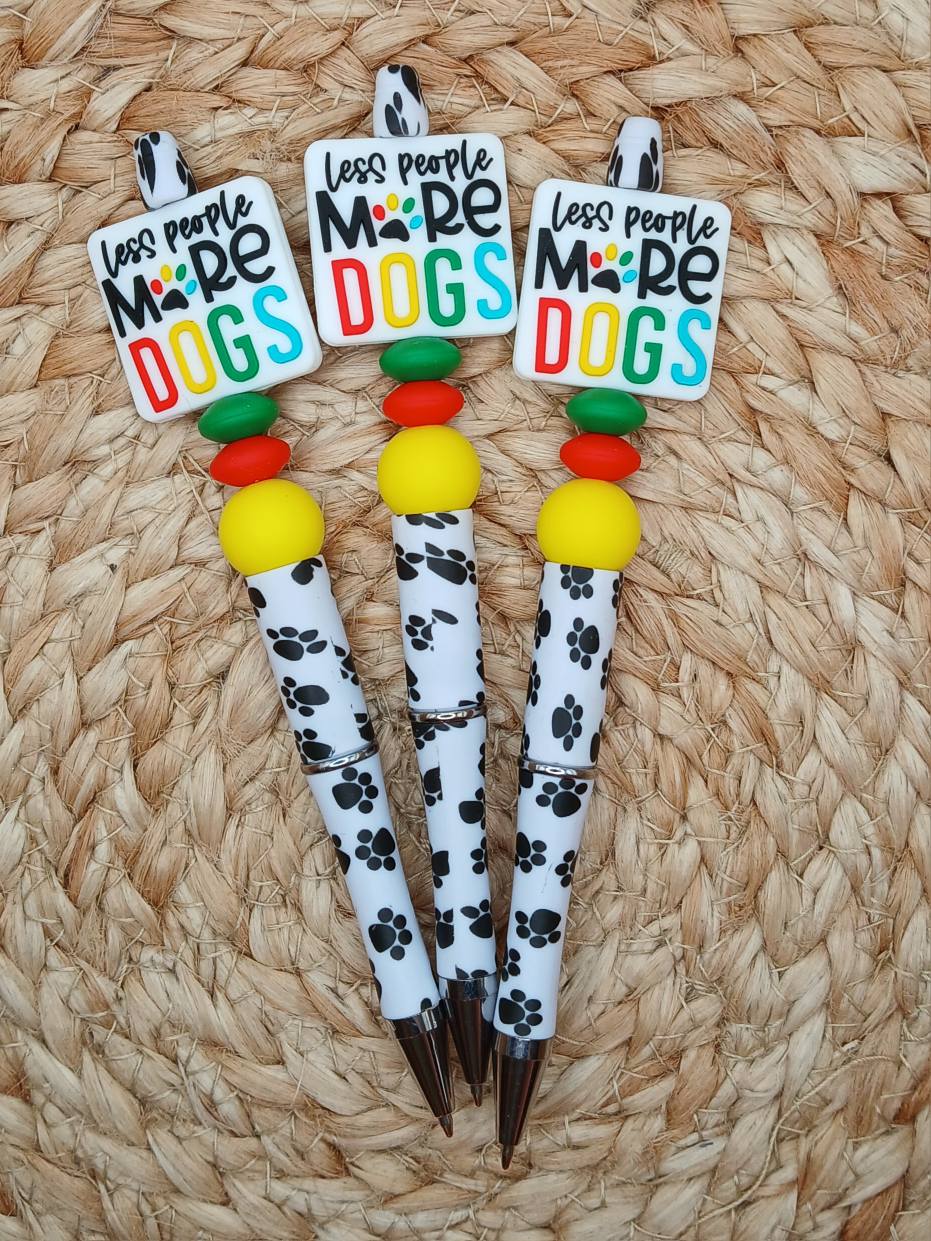 Beaded Pet Lover Pens – Dog & Cat Mom Collection