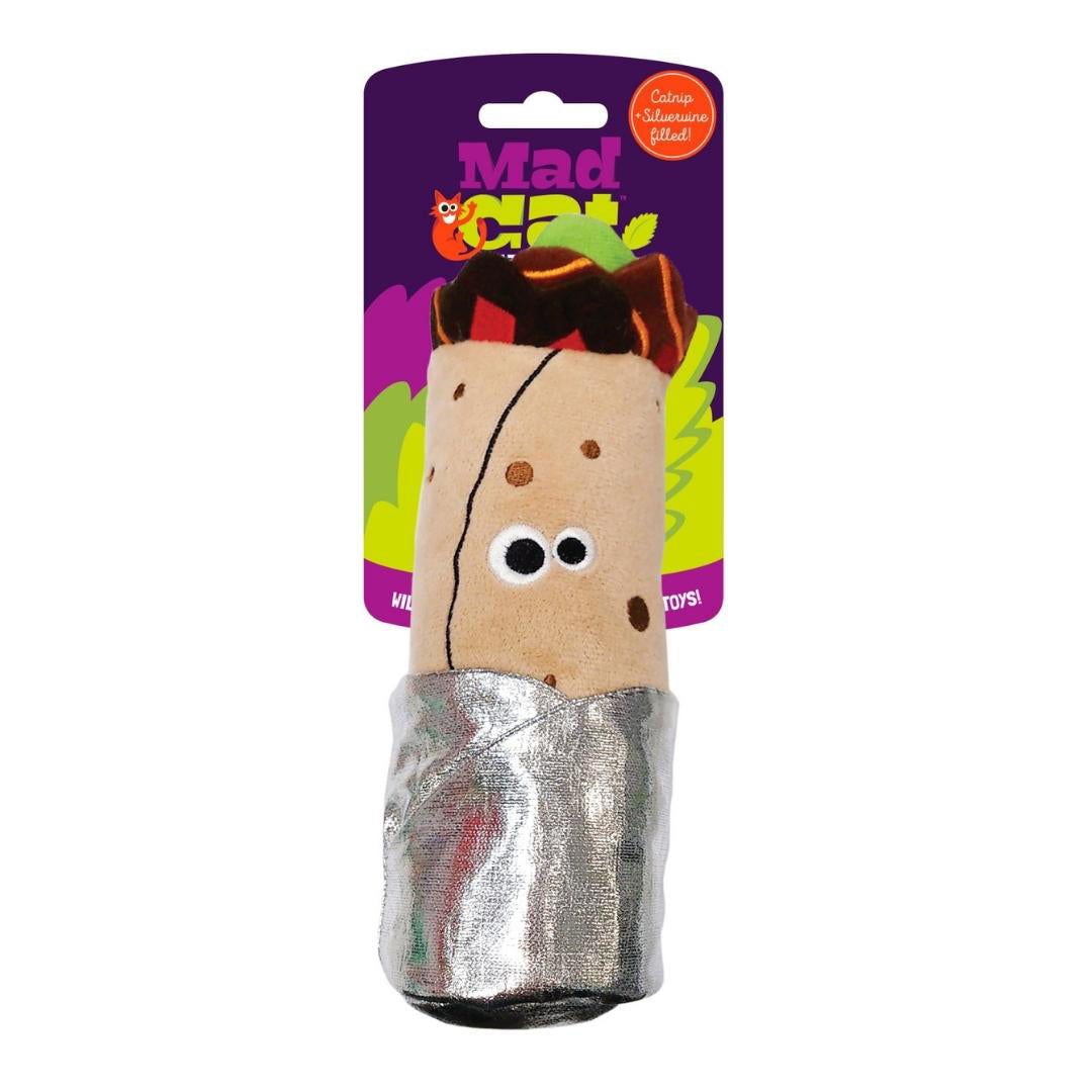Mad Cat Big Purrito Kicker Cat Toy 1ea/MD - Bark & Beyond