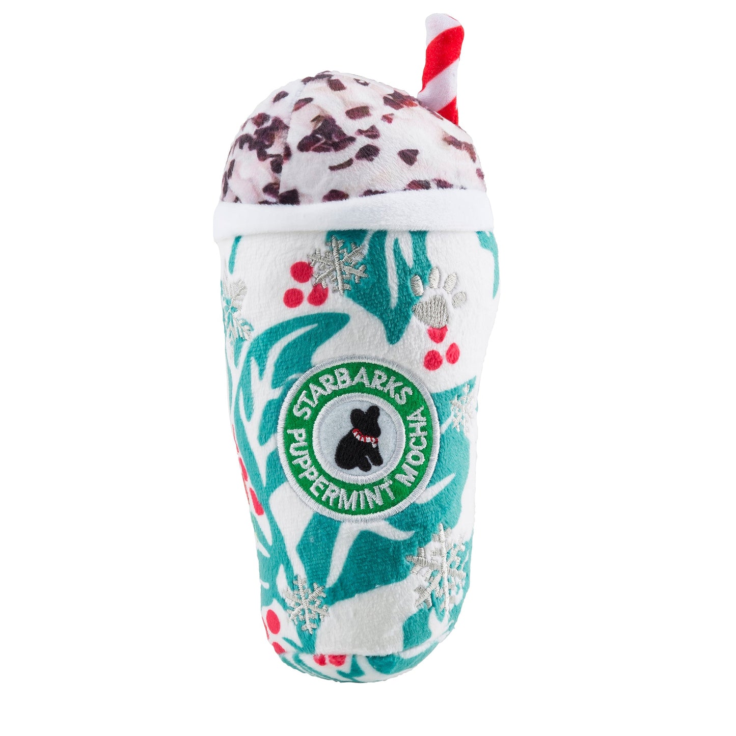 Starbarks Puppermint Mocha Holiday Cups | Christmas Dog Toys