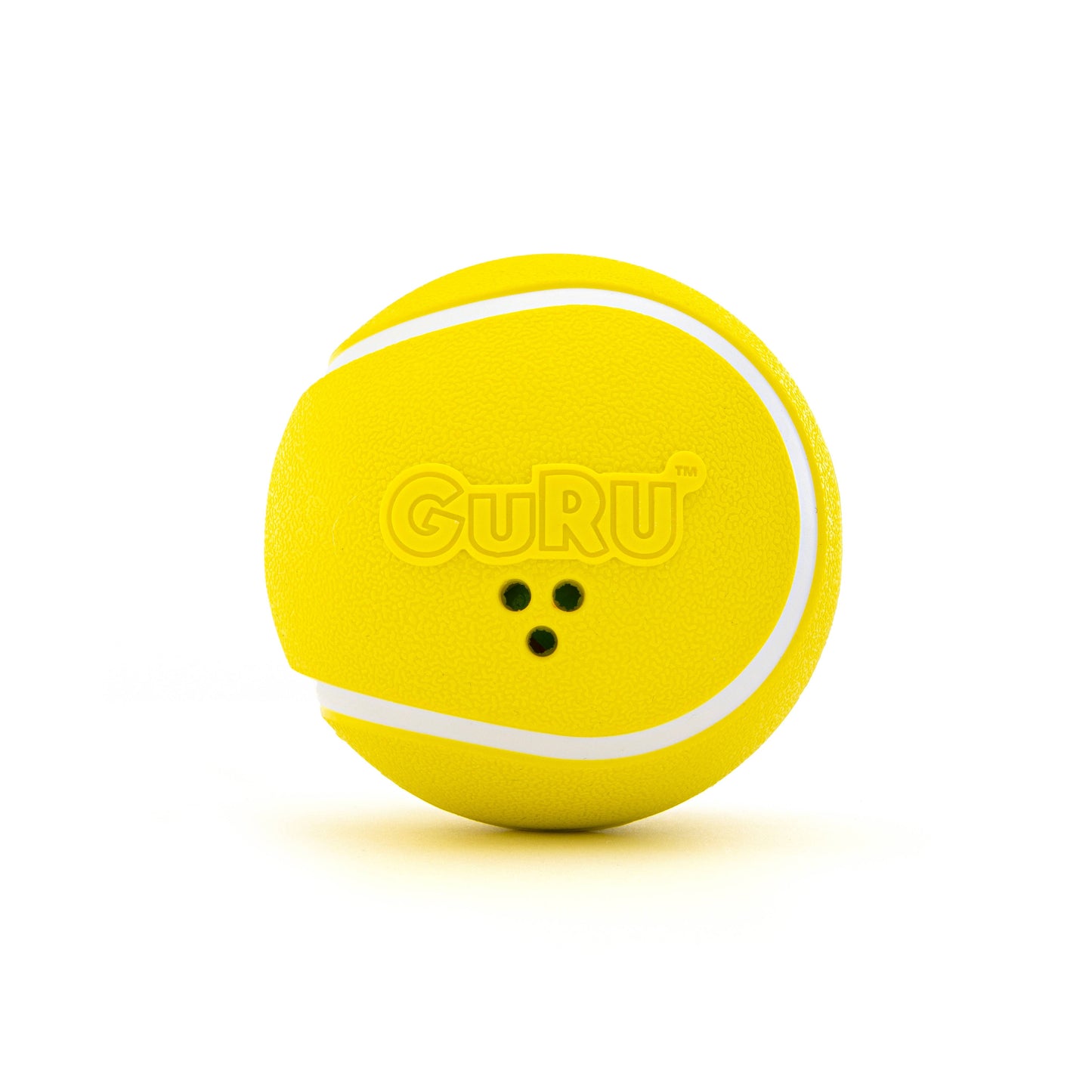 GURU Pet Company Giggling Tennis Ball Dog Fetch Toy Large