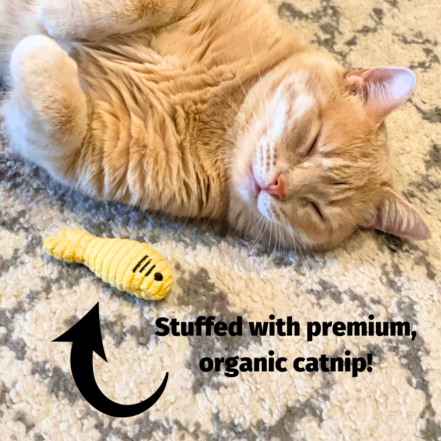HuggleKats® Fur Ballies Cat Toys, 3 Pack
