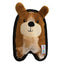 Outward Hound Invincibles Puppy Durable Plush Dog Toy Brown XS