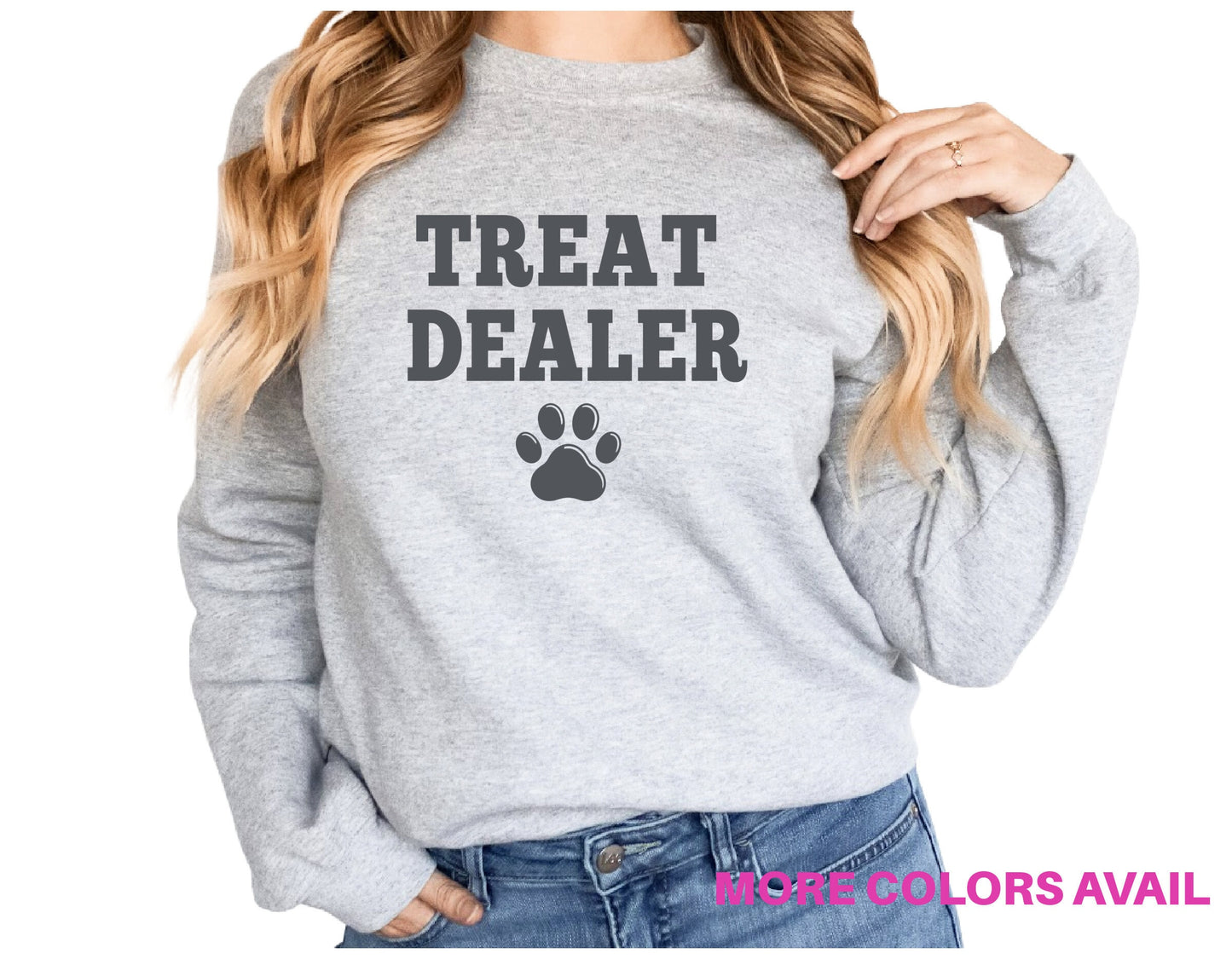 Treat Dealer Crew Neck for Dog Lovers - Bark & Beyond