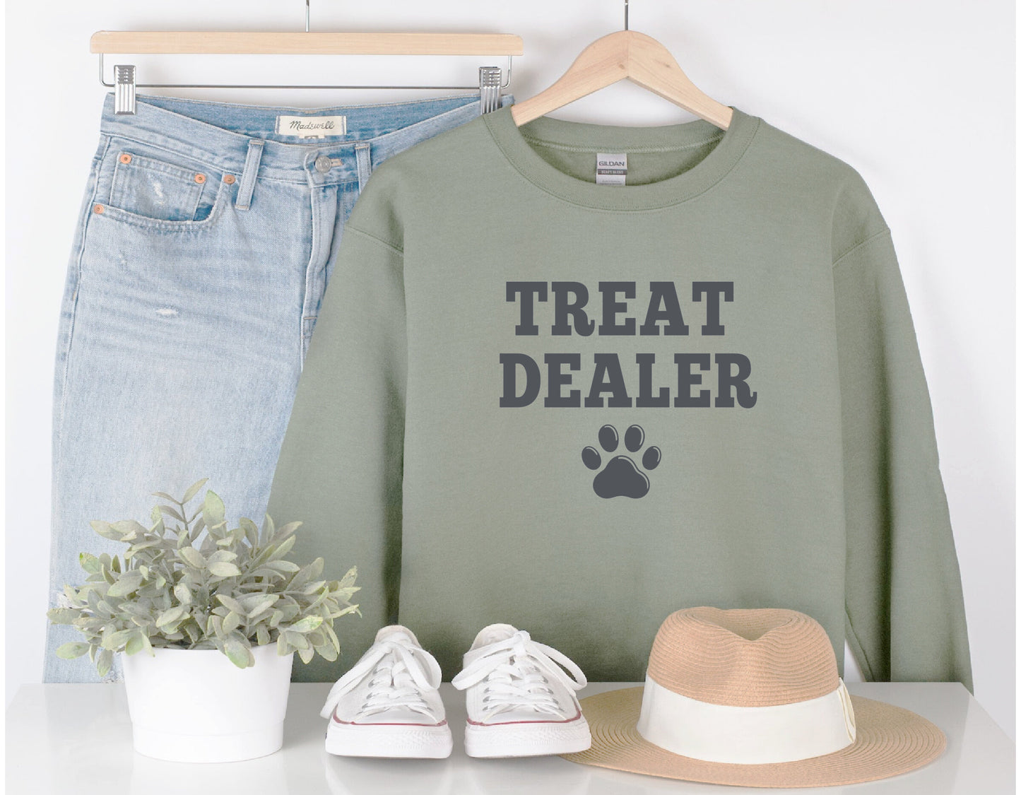 Treat Dealer Crew Neck for Dog Lovers - Bark & Beyond