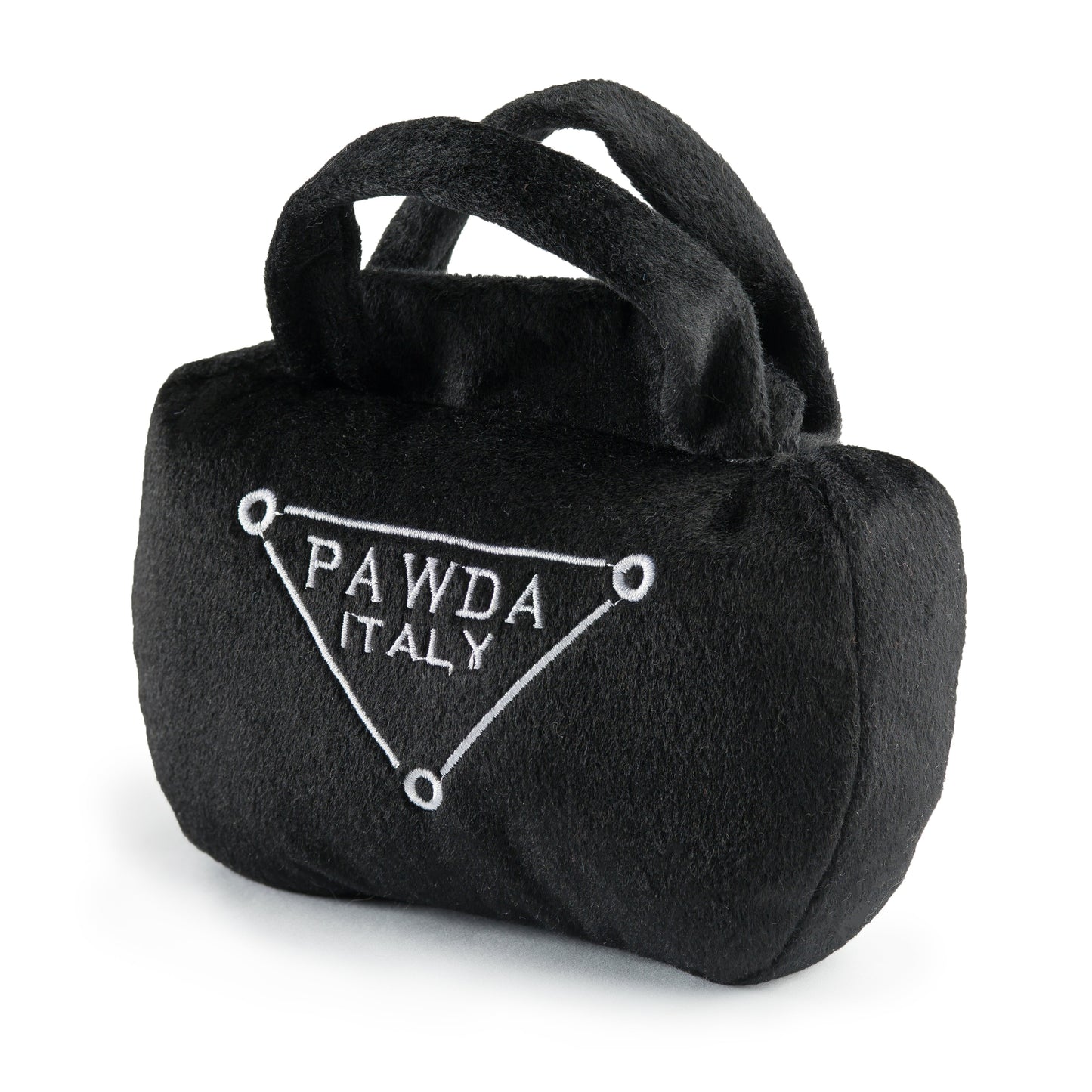 Pawda Handbag Plush Dog Toy | Squeaky Plush Dog Toy with Crinkle & Mesh Lining
