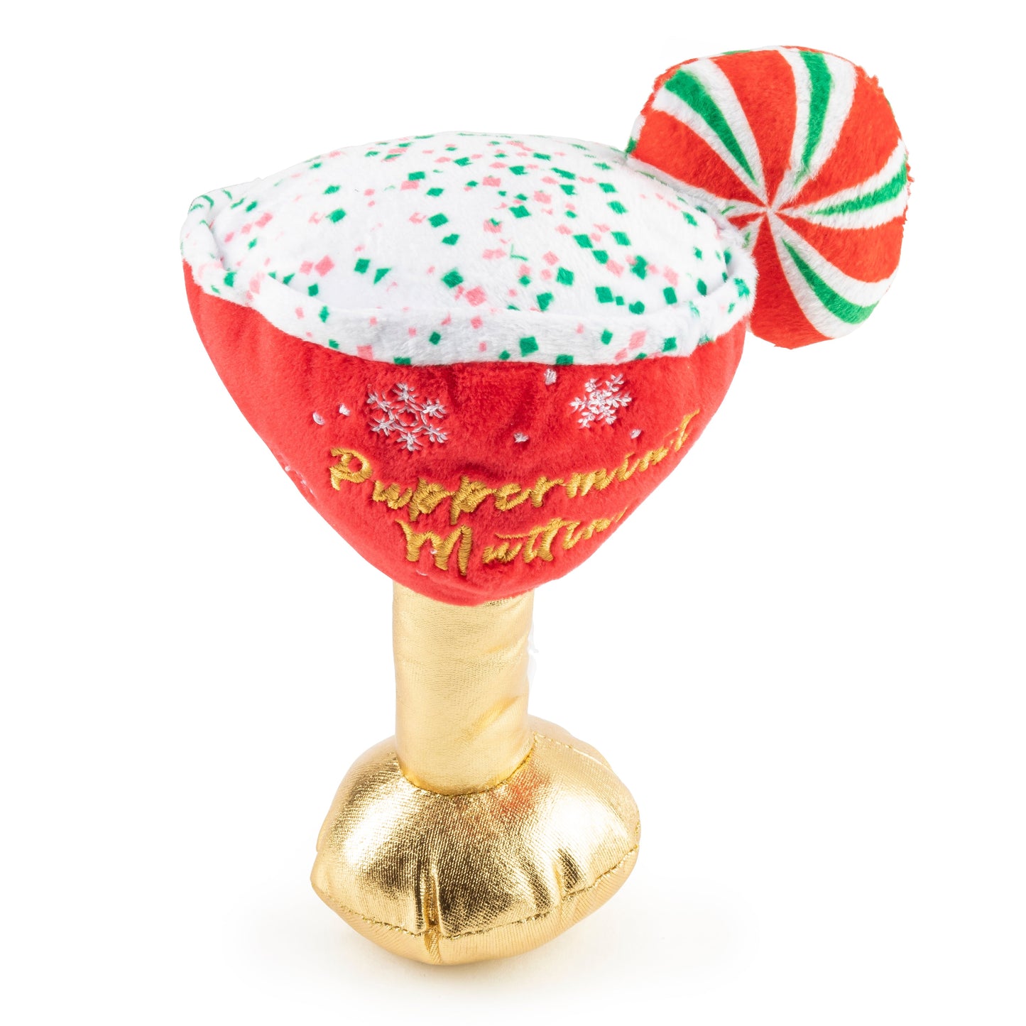 Puppermint Muttini Holiday Christmas Plush Dog Toy