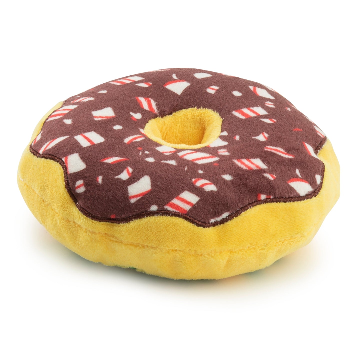 Puppermint Donut Holiday Christmas Plush Dog Toy
