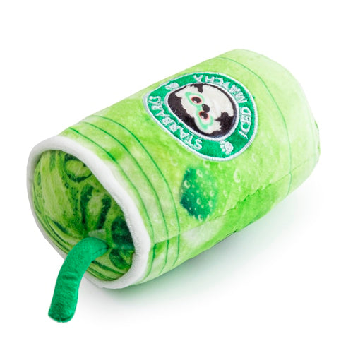 Starbarks Iced Matcha | Squeaky Plush Dog Toy with Crinkle & Mesh Lining
