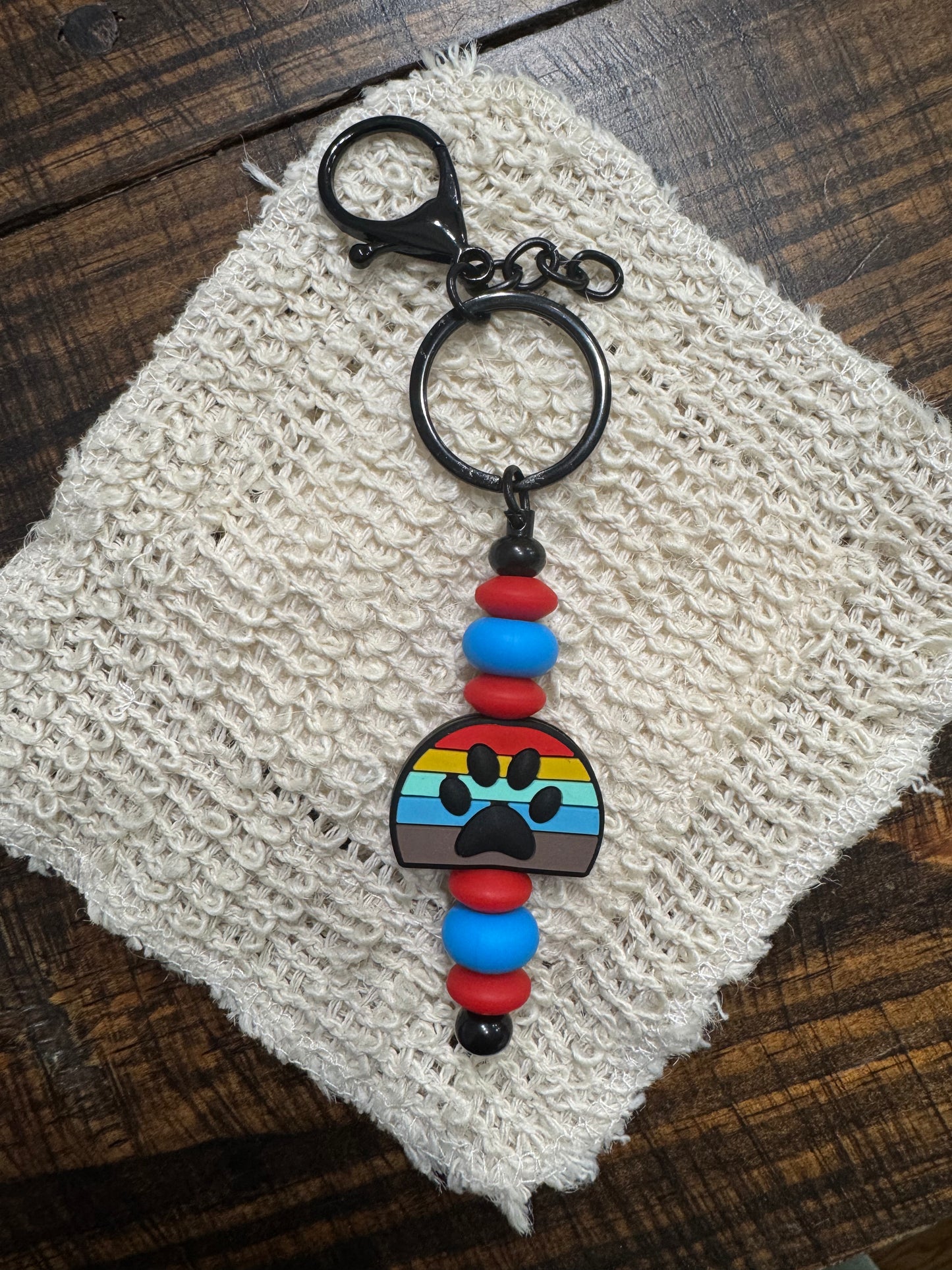 Beaded Pet Lover Keychains– Dog & Cat Mom Collection