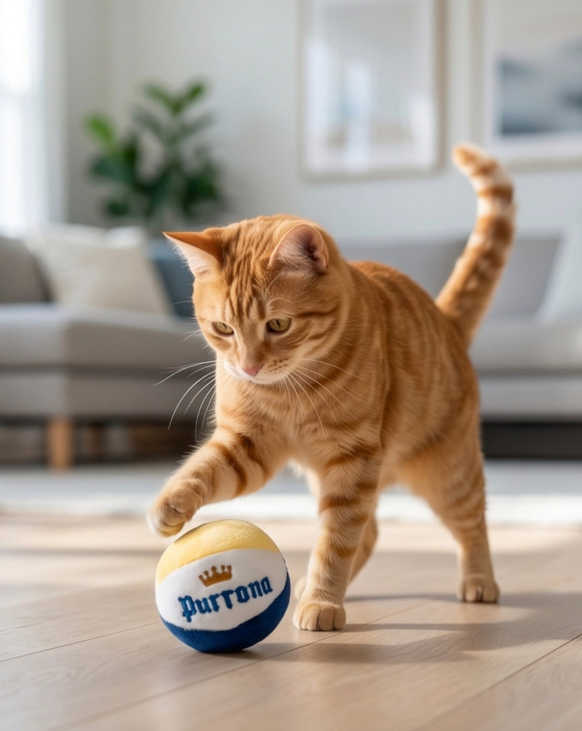 Purrona (Bottle & Ball) - Organic Catnip
