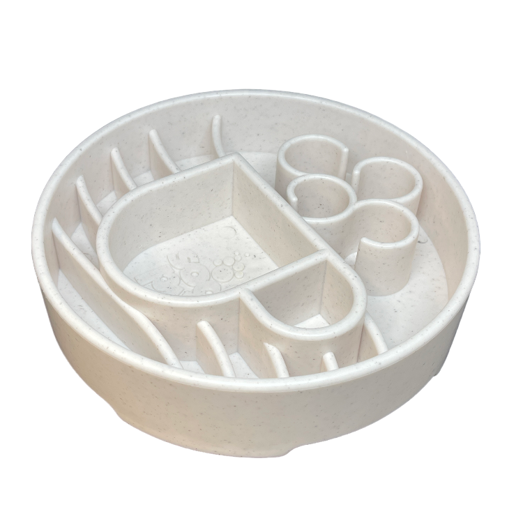SodaPup Java eBowl deep slow feeder dog bowl for enrichment, made in the USA, with textured surface and durable design.