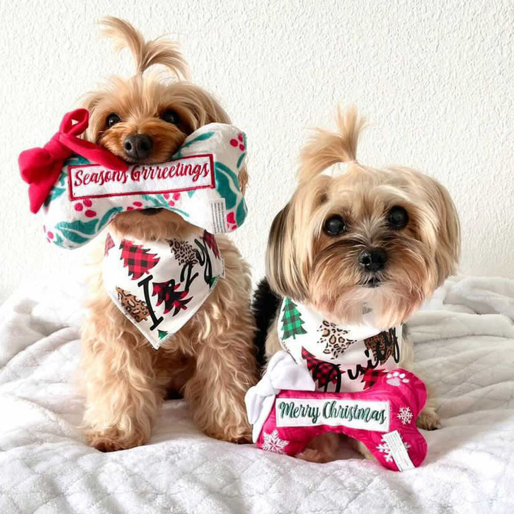 Holiday Bones | Christmas Dog Toys