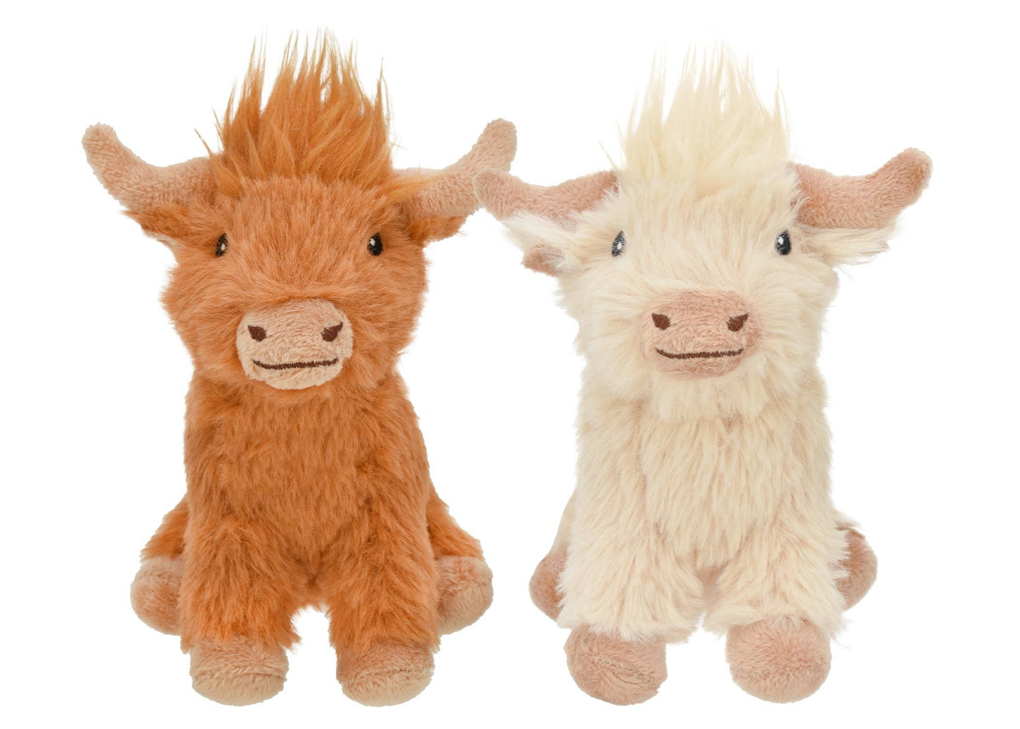 Multipet Minipet Highland Cow Dog Toy 5"
