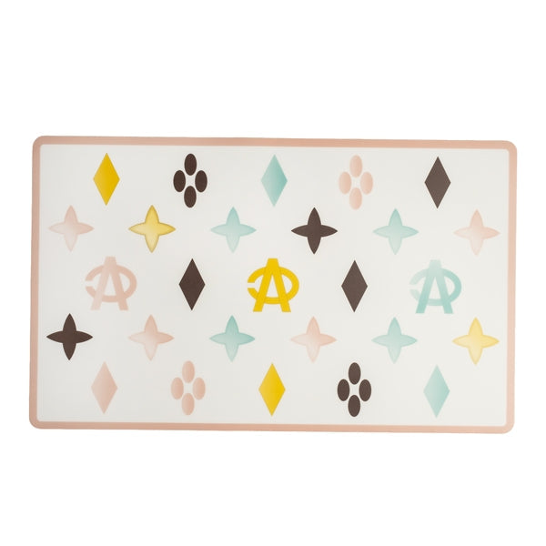 White Chewy Vuiton Placemat