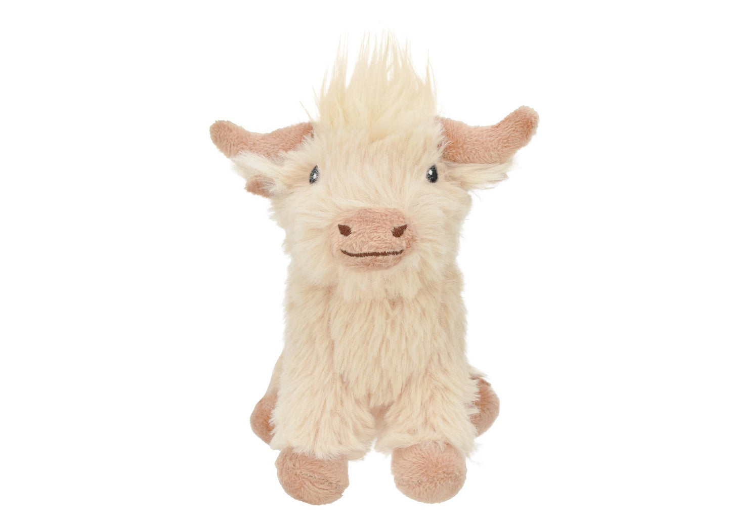 Multipet Minipet Highland Cow Dog Toy 5"