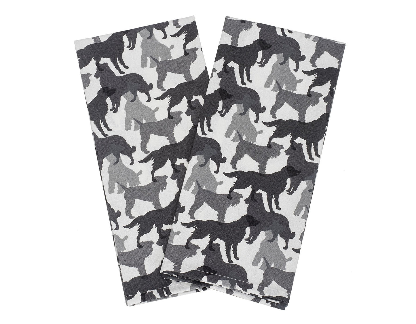 Shades of Gray Kitchen Towel Set