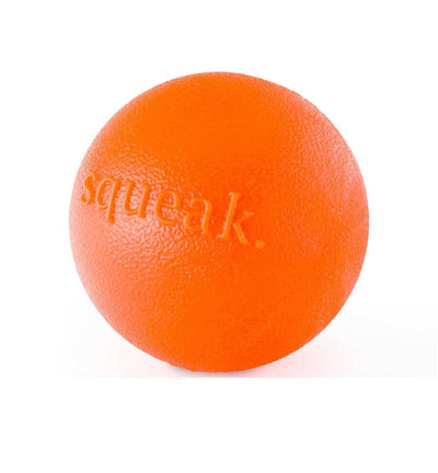 Orbee Squeaky 3" Ball for Dogs, Orange.