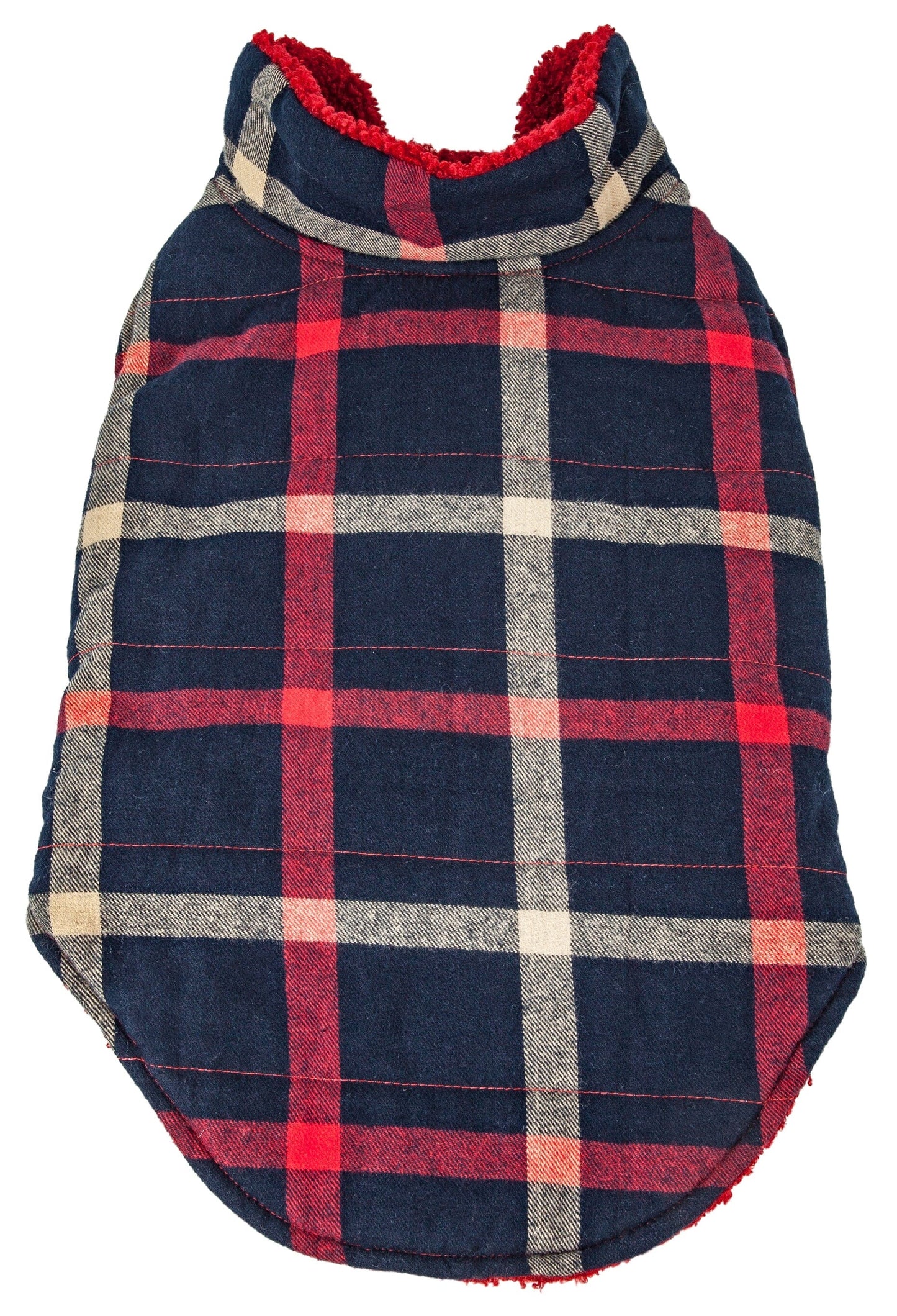 Pet Life ® 'Allegiance' Classical Insulated Plaid Fashion Dog Jacket