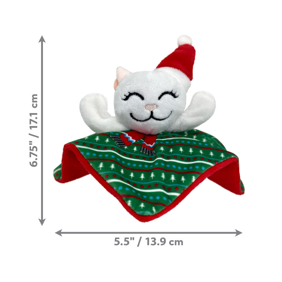 KONG Holiday Crackles Cat Toy Santa Kitty 1ea/One Size - Bark & Beyond
