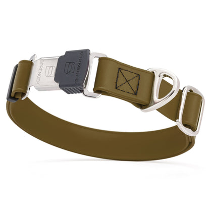Sprenger BioThane Waterproof Dog Collar with Stainless Steel ClicLock Quick Release Buckle