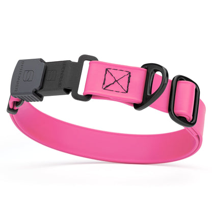 Sprenger BioThane Waterproof Dog Collar with Stainless Steel ClicLock Quick Release Buckle