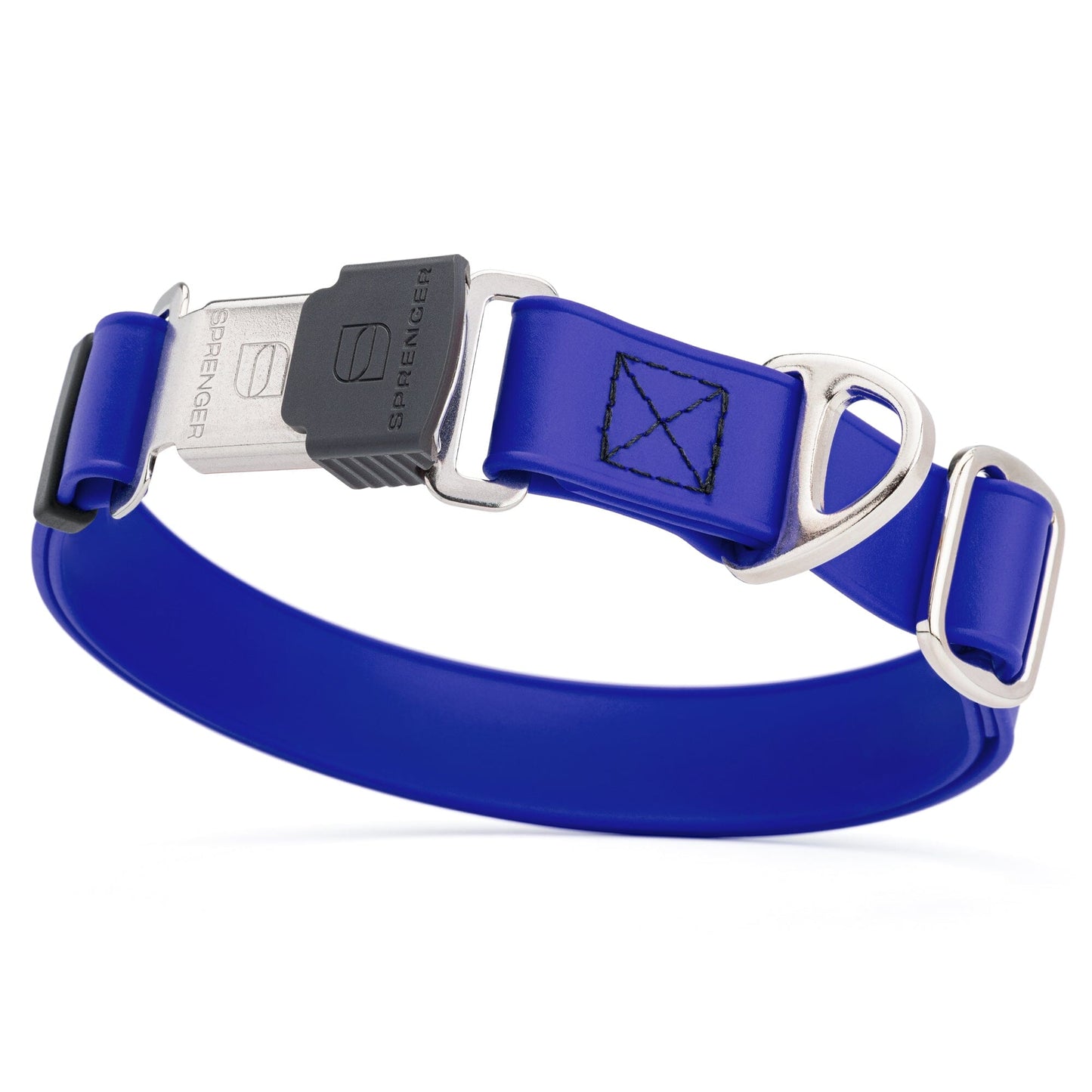 Sprenger BioThane Waterproof Dog Collar with Stainless Steel ClicLock Quick Release Buckle