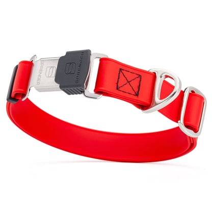 Sprenger BioThane Waterproof Dog Collar with Stainless Steel ClicLock Quick Release Buckle