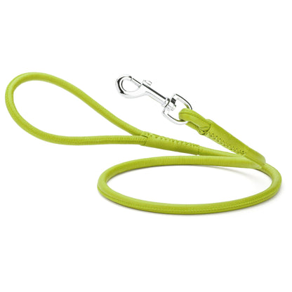 Soft Leather Round Dog Lead