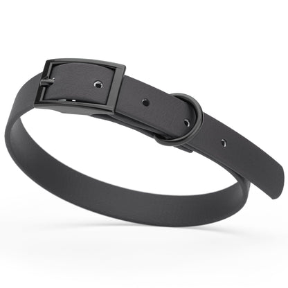 Dogline Biothane Waterproof Dog Collar with Black Hardware - Size S (12 to 15 inches)