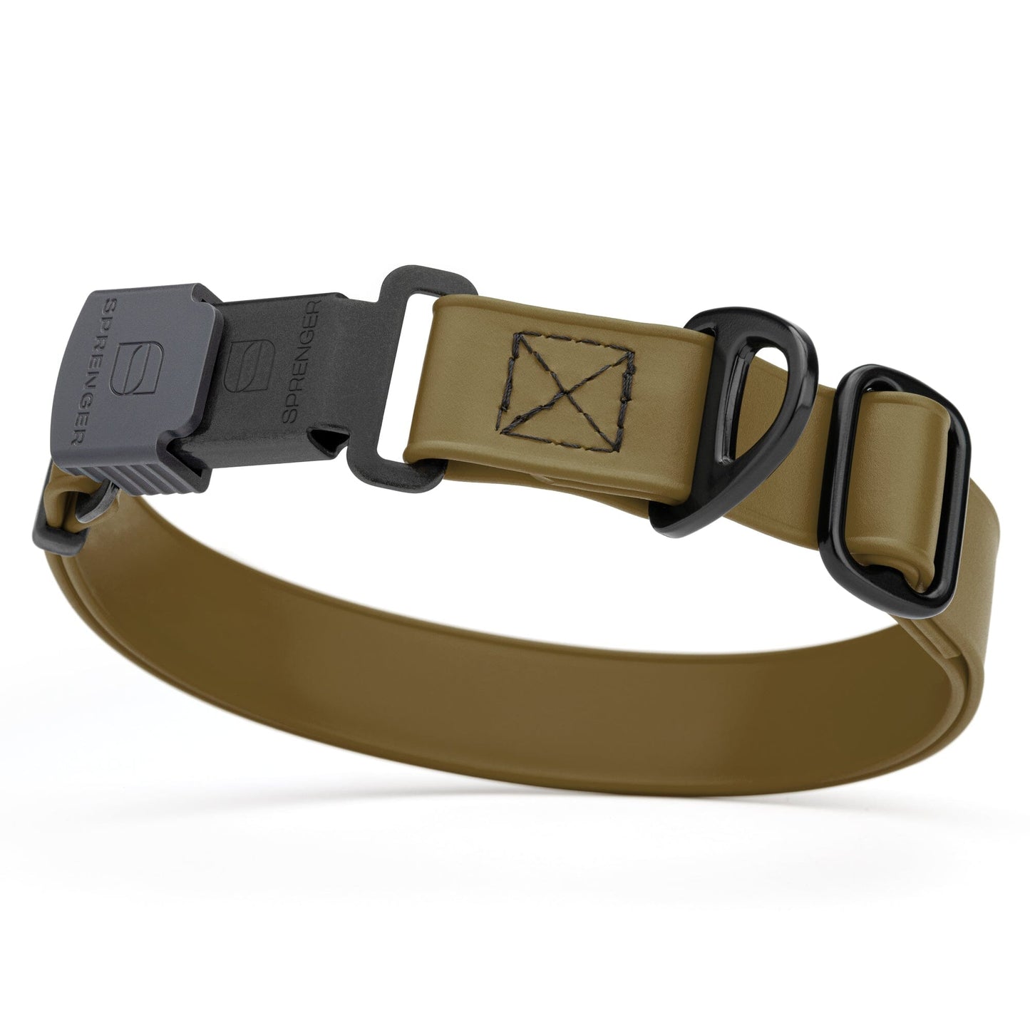 Sprenger BioThane Waterproof Dog Collar with Stainless Steel ClicLock Quick Release Buckle