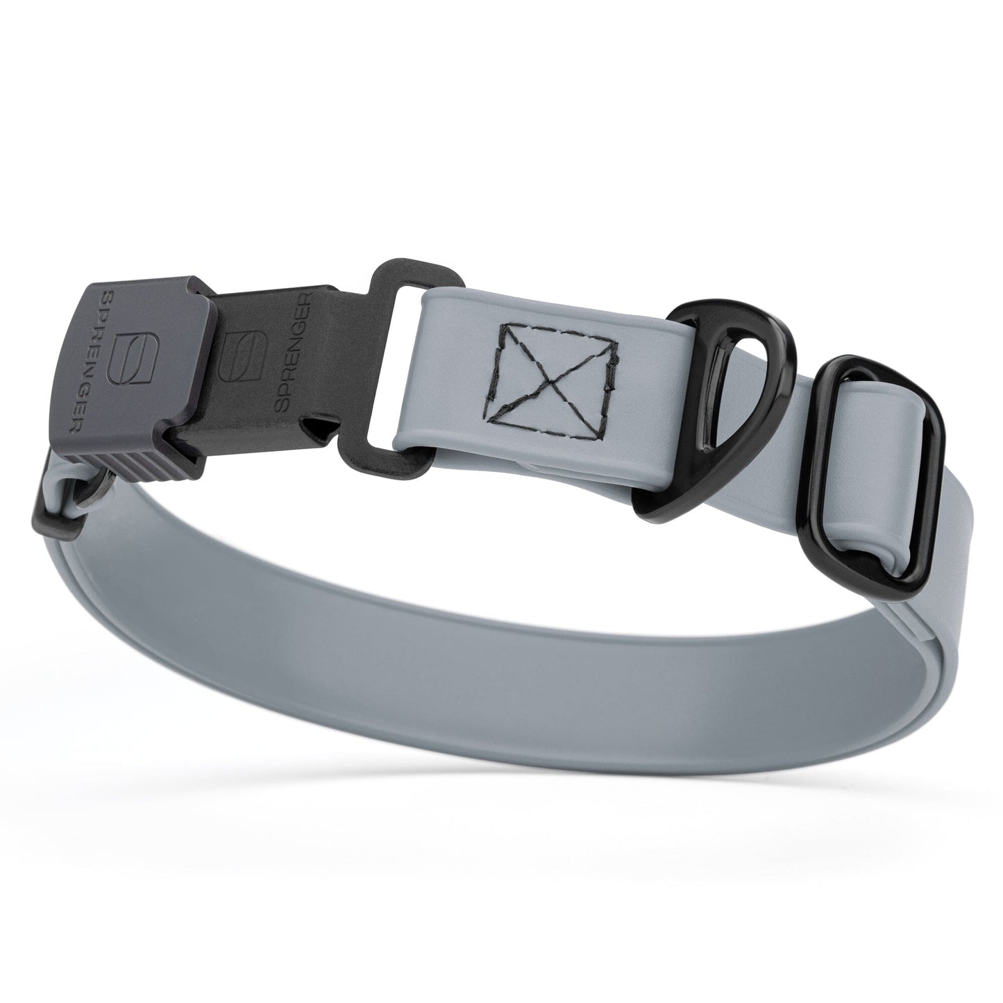 Sprenger BioThane Waterproof Dog Collar with Stainless Steel ClicLock Quick Release Buckle
