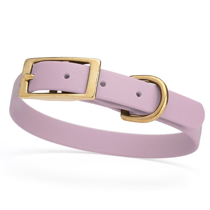 Viper Biothane Waterproof Dog Collar - Brass Hardware - Size S (12 to 15 inches)