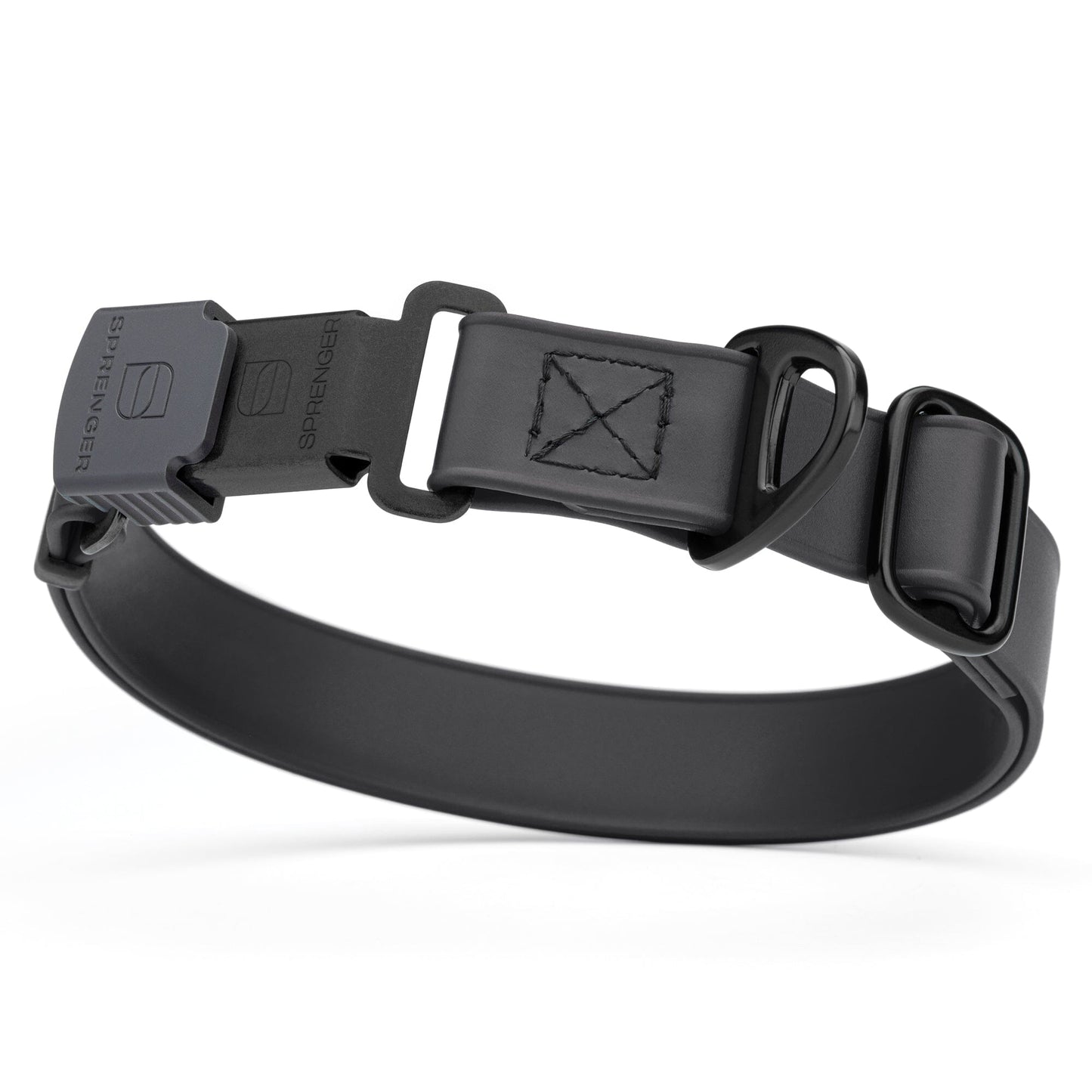 Sprenger BioThane Waterproof Dog Collar with Stainless Steel ClicLock Quick Release Buckle