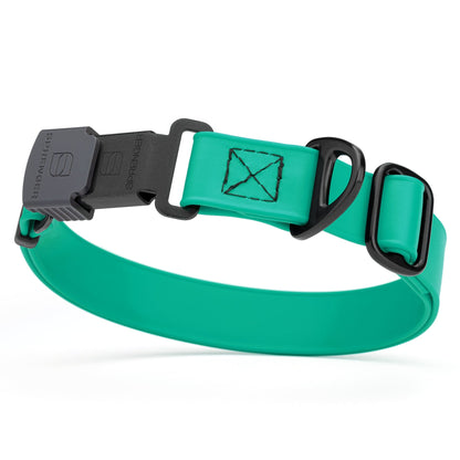 Sprenger BioThane Waterproof Dog Collar with Stainless Steel ClicLock Quick Release Buckle