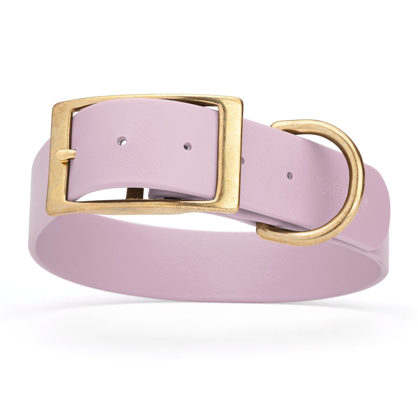 Viper Biothane Waterproof Dog Collar - Brass Hardware - 1.5in Wide, Size XL (20 to 24 inches)