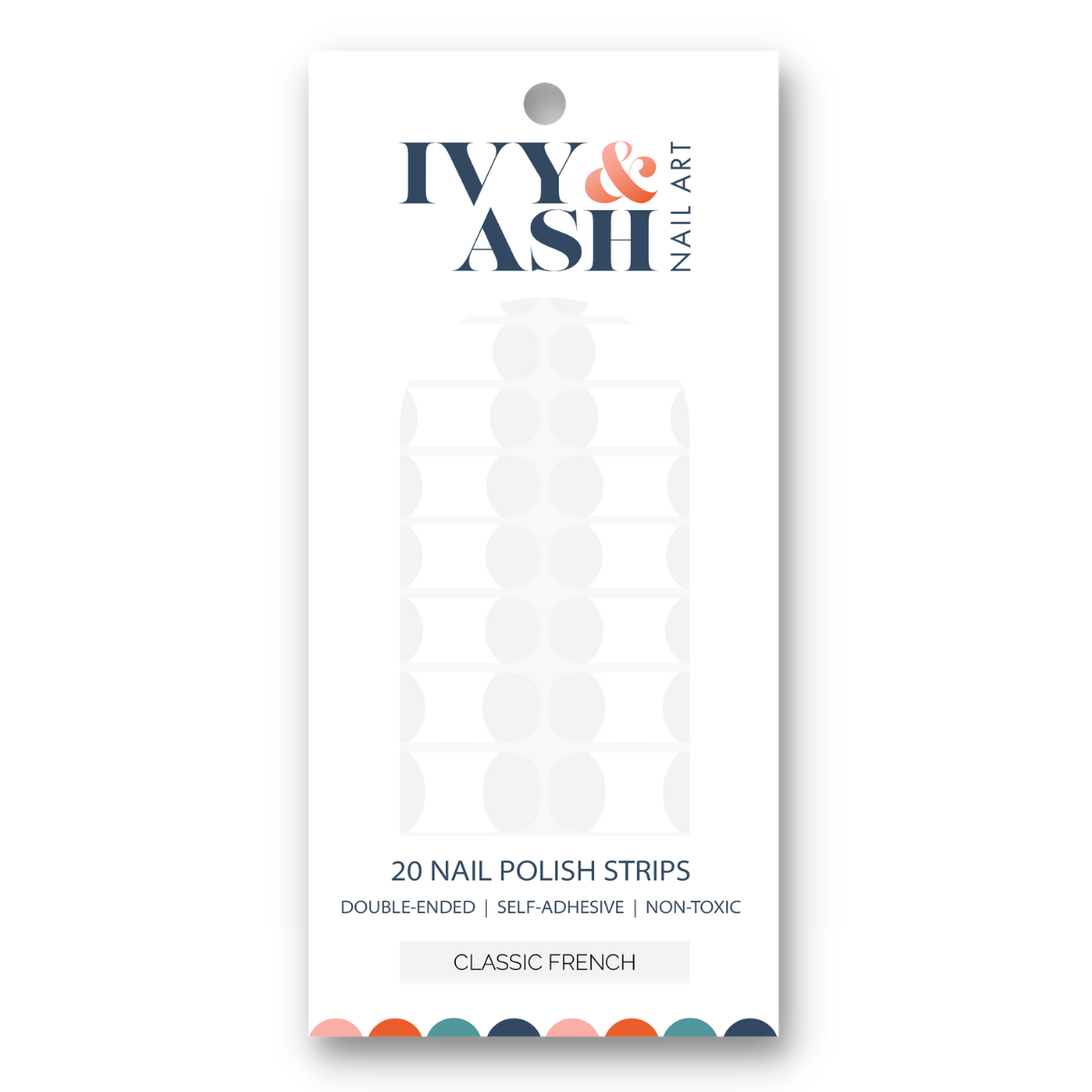 Classic French | White French Tip Nail Polish Wrap Set