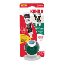 KONG Dental Ball w/Tropiclean Enticer Teeth Cleaning Gel Honey Chicken 1ea/SM, 1 oz - Bark & Beyond
