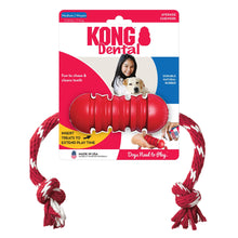 KONG Dental With Floss Rope Chew Toy 1ea/MD - Bark & Beyond