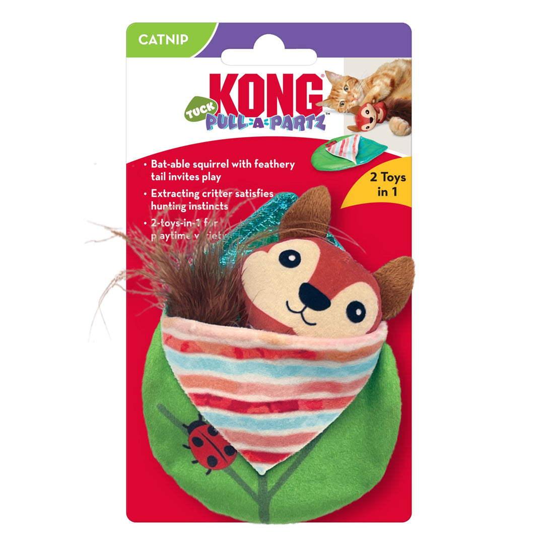 KONG Pull-A-Partz Tuck Cat Toy 1ea/One Size - Bark & Beyond