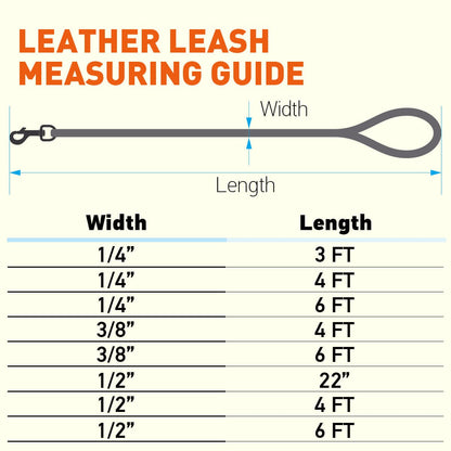 Soft Leather Round Dog Lead