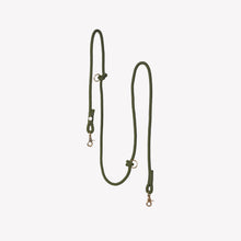 'Moss Green' - Hands Free Braided Leash