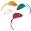 Ethical Pet Plush Mice Asstd Colors 4 Pack Ethical Pet Products