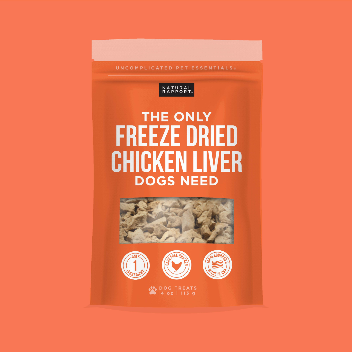 The Only Freeze Dried Chicken Liver Dogs Need