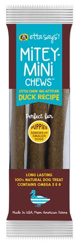 Etta Says! Mitey Mini Chews 3 pk - Duck Recipe - wt 1.5oz