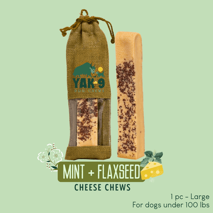 Flaxseed & Mint Cheese Chews for Dogs
